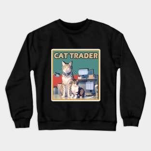 Cat Trader Crewneck Sweatshirt